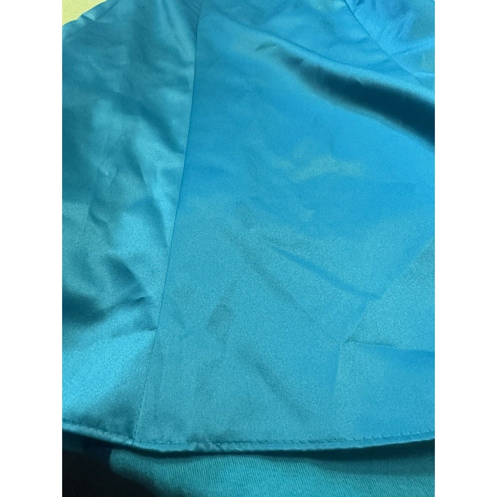 Jessica McClintock Gunne Sax Women Size 3/4 Strapless Gown Prom Dress Teal Blue - Picture 16 of 16